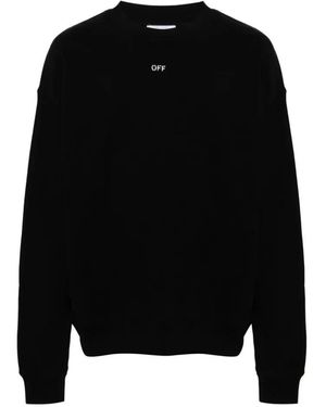 Off-White c/o Virgil Abloh Off Stamp Skate Logo Sweatshirt - Schwarz