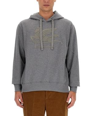 Etro Pegasus Sweatshirt - Grau