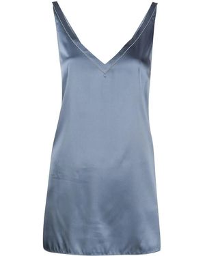 Brunello Cucinelli Top - Blau