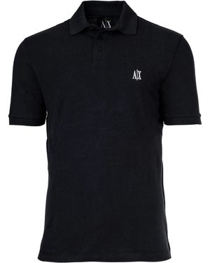 ARMANI EXCHANGE Ax Herren Poloshi - Schwarz