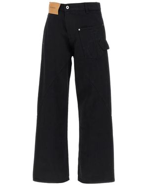 JW Anderson 'Twisted Workwear' Jeans - Blau