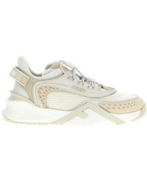 Fendi Low-Top Sneakers - Wit