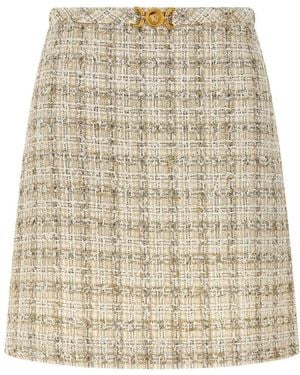 Versace Flared Mini Skirt - Natur