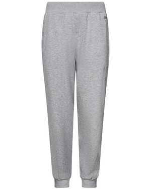 ZEGNA Melange Cotton Fleece Joggers - Grau