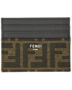 Fendi Portemonnaies - Schwarz