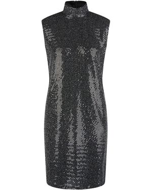 MARC AUREL Paillettenkleid - Schwarz