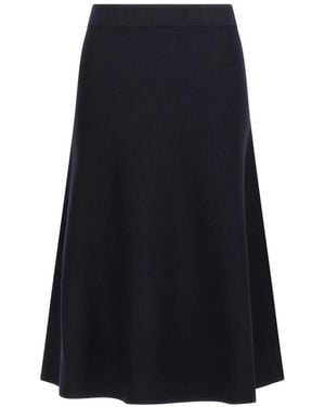 Max Mara 'Giusy' Skirt - Blau