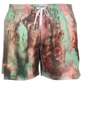 Sundek Abstract Pattern Swimsuit - Weiß