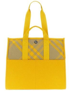 Burberry Totes & Shoppers - Geel