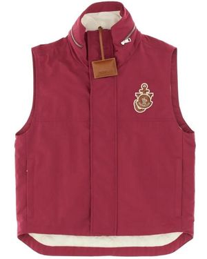 Moncler Tryfan Padded Vest 1 Genius Jw Anderson - Rot