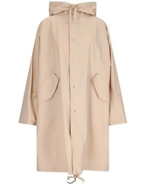 Jil Sander "Logo Retro" Parka - Natur