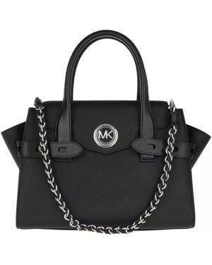 Michael Kors Small Flap Satchel - Schwarz