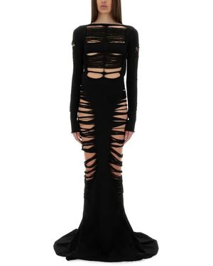 Rick Owens "Una" Maxi Dress - Schwarz