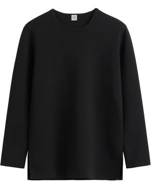 TOTEME Compact Pullover - Schwarz