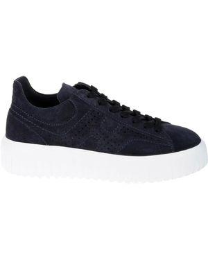 Hogan Flat Shoes W - Blau