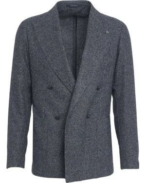 Tagliatore Double-Breasted Blazer - Blau