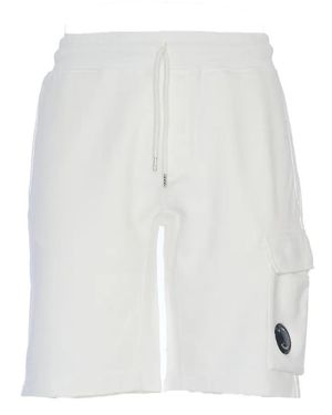 C.P. Company Cargo Shorts - Weiß
