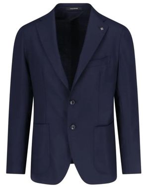 Tagliatore Single-Breasted Blazer - Blau
