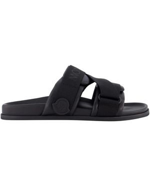 Moncler Slipper & Pantoletten - Schwarz