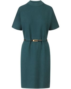 Apart Strickkleid Mit Gürtel - Grün