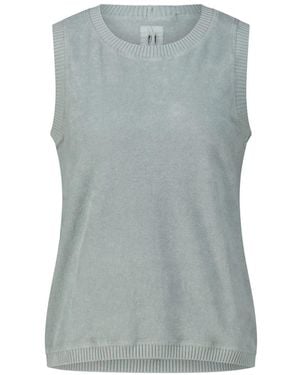 Hannes Roether Top Aus Frottee - Grau