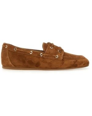 Stuart Weitzman "Tinsley" Moccasins - Braun