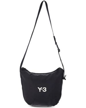 Y-3 Crossbody Tasche Mit Logo-Print - Schwarz