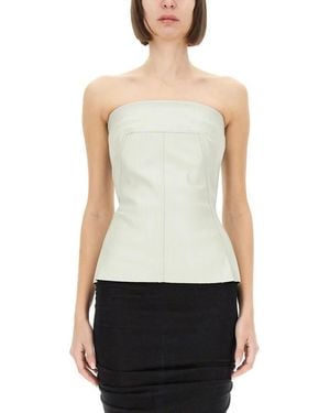 Rick Owens Top Bustier - Weiß
