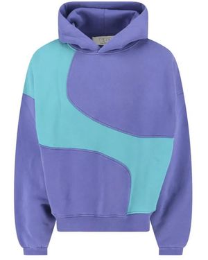 ERL 'Swirl' Hoodie – /Light - Blau
