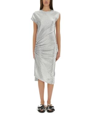 Rabanne Dress With Drape - Mehrfarbig