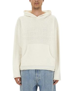 MM6 by Maison Martin Margiela Jersey With Logo - Weiß