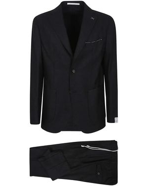 Eleventy Tailored Blazer And Pants Set - Schwarz