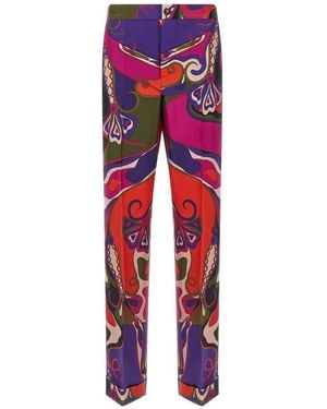 PUCCI Patterned Pants - Rot