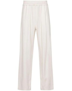 Gcds Linen Trousers - Weiß