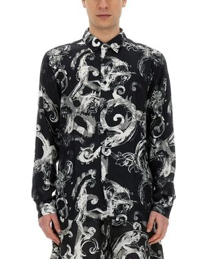 Versace Jeans Couture Printed Shirt - Schwarz