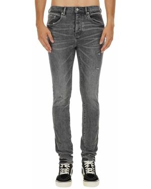 Purple Brand "Vintage Abrasions" Jeans - Grau