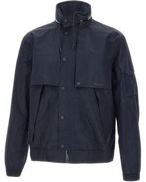 Mackage Midnight Jacket With Detachable Overlay Panel - Blau