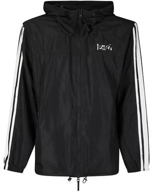 PROTOTYPES Windbreaker Jacket With Adjustable Drawstrings - Schwarz