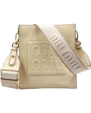 Miu Miu Hobo Bags - Natur