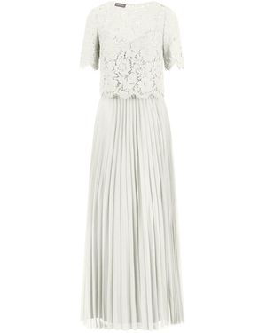 Apart Abendkleid Mit Spitzenjacke - Weiß