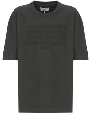 Maison Margiela Cotton Sweatshirt With Numeric Logo Detail - Schwarz