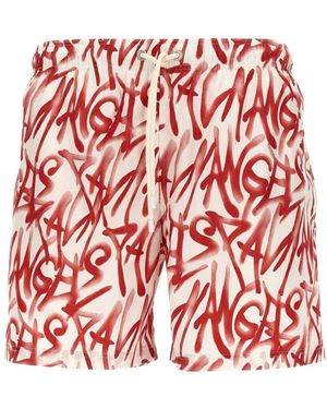 Palm Angels 'Graffiti' Swimsuit - Rot