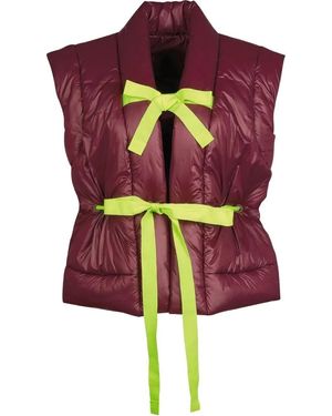 Barbour X Roksanda Arna Shine Gilet Jacket - Rot