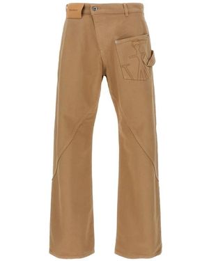JW Anderson Twisted Workwear' Pants - Natur