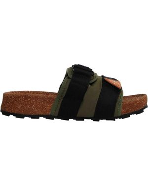 Flower Mountain Slipper & Pantoletten - Schwarz