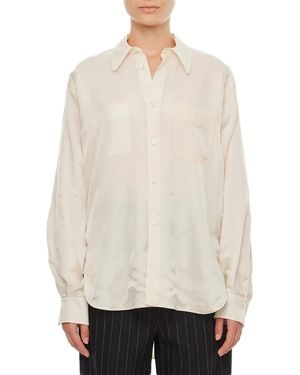 Quira Reversible Button-Up Shirt - Weiß