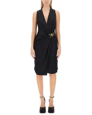 Versace Medusa Midi Dress '95 - Schwarz