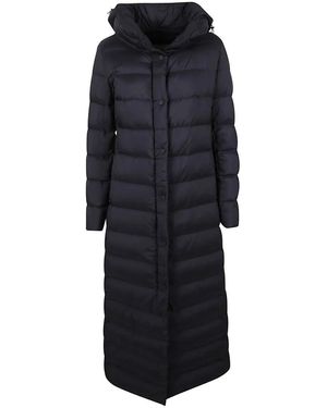Herno Long Puffer Coat With Adjustable Hood - Schwarz