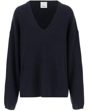 Allude Cotton And Cashmere Sweater - Blau