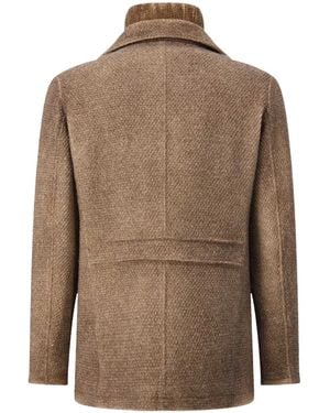 Gimo's Kurzmantel Aus Wolle - Braun